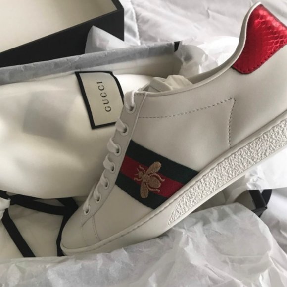 worn gucci shoes